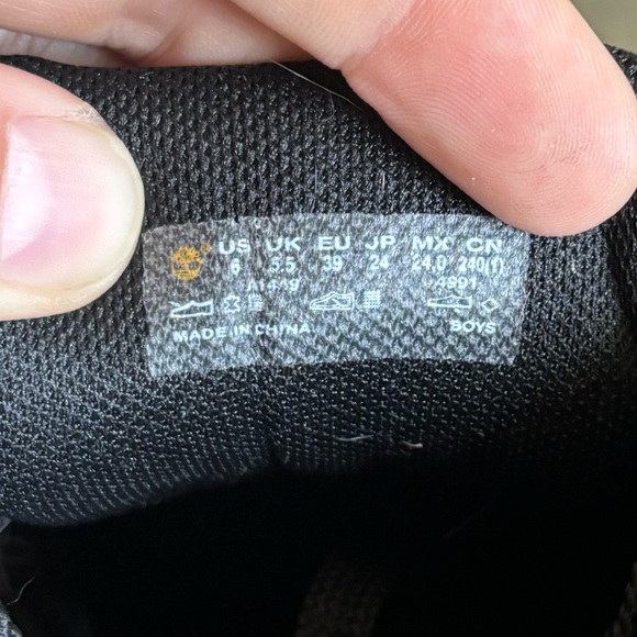 Black Timerlands Soft Suede And Fabric Men's Shoe Size 6 Business / Casual - Picture 11 of 11